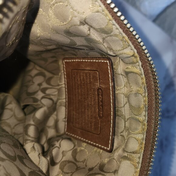 Coach Leatherware Est. 1941 Embossed Brown Leatherware Swing Bag Crossbody - Picture 7 of 11